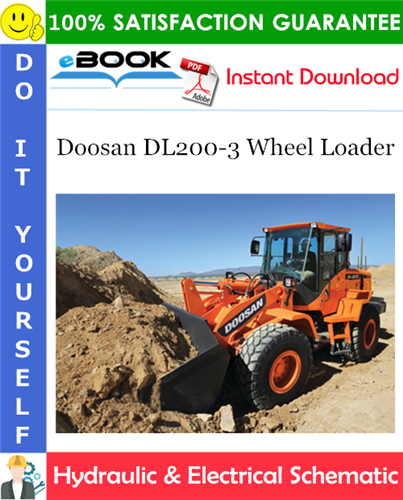 Doosan DL200-3 Wheel Loader Hydraulic & Electrical Schematic