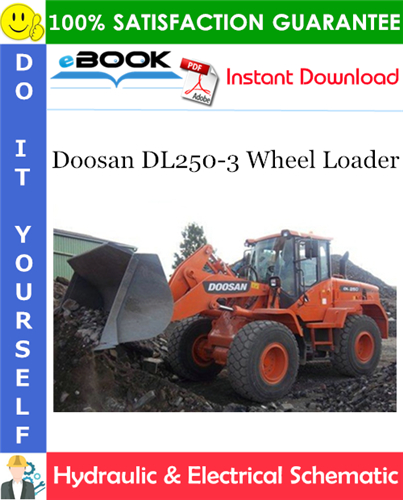 Doosan DL250-3 Wheel Loader Hydraulic & Electrical Schematic