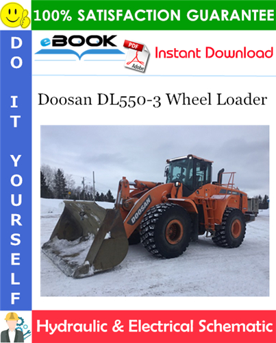Doosan DL550-3 Wheel Loader Hydraulic & Electrical Schematic
