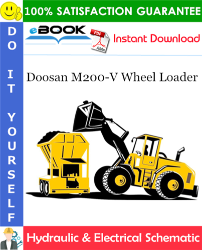 Doosan M200-V Wheel Loader Hydraulic & Electrical Schematic