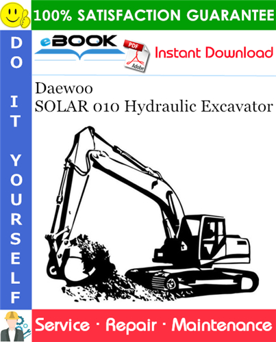 Daewoo SOLAR 010 Hydraulic Excavator Service Repair Manual