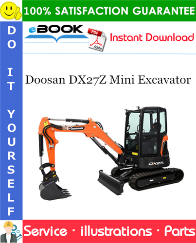 Doosan DX27Z Mini Excavator Parts Manual