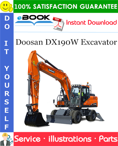 Doosan DX190W Excavator Parts Manual