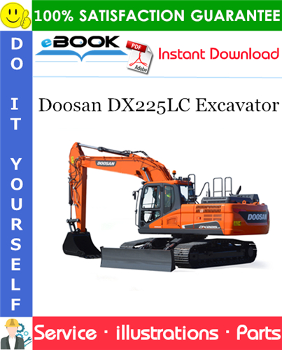 Doosan DX225LC Excavator Parts Manual