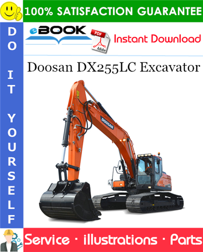 Doosan DX255LC Excavator Parts Manual