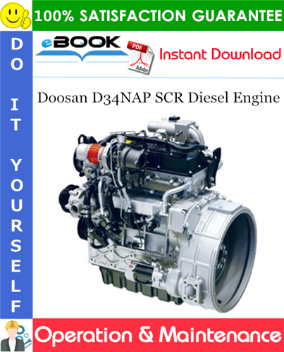 Doosan D34NAP SCR Diesel Engine Operation & Maintenance Manual