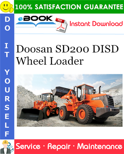 Doosan SD200 DISD Wheel Loader Service Repair Manual