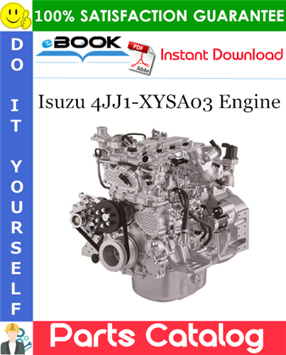 Isuzu 4JJ1-XYSA03 Engine Parts Catalog Manual