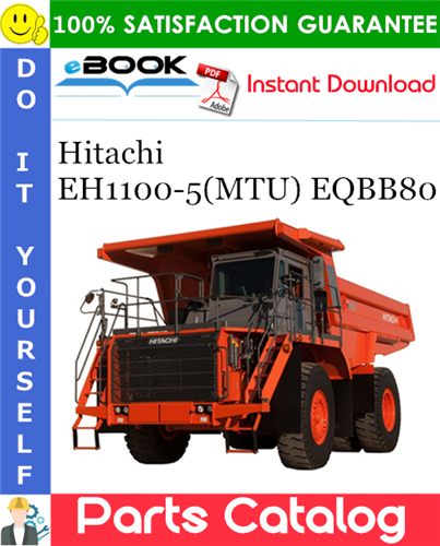 Hitachi EH1100-5(MTU) EQBB80 Parts Catalog Manual