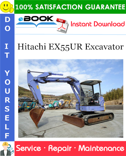 Hitachi EX55UR Excavator Service Repair Manual