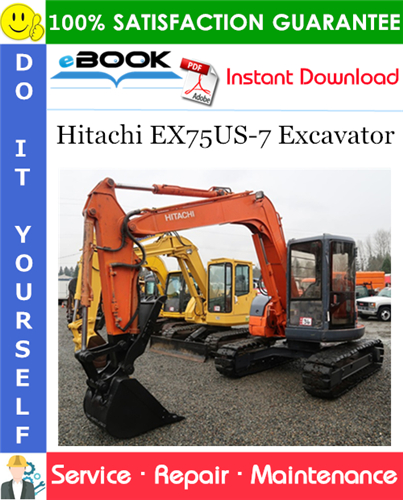 Hitachi EX75US-7 Excavator Service Repair Manual