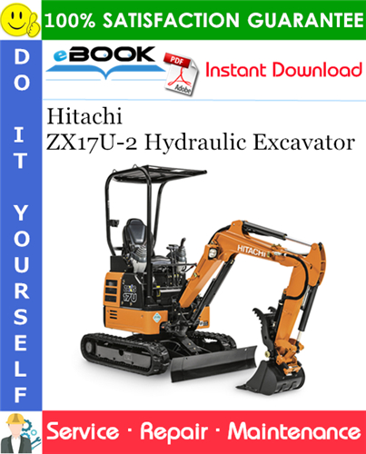 Hitachi ZX17U-2 Hydraulic Excavator Service Repair Manual