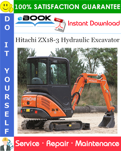 Hitachi ZX18-3 Hydraulic Excavator Service Repair Manual