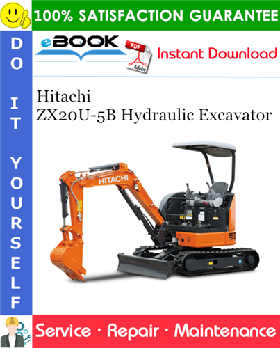 Hitachi ZX20U-5B Hydraulic Excavator Service Repair Manual