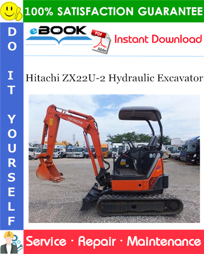 Hitachi ZX22U-2 Hydraulic Excavator Service Repair Manual