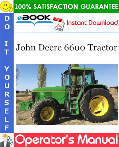 John Deere 6600 Tractor Operator's Manual