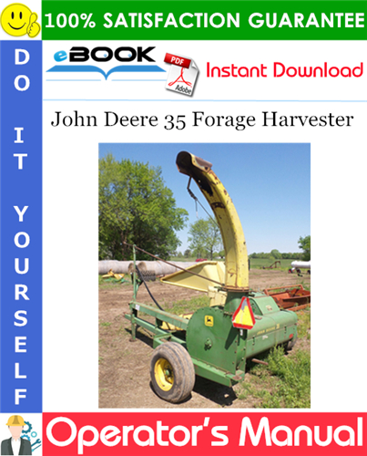 John Deere 35 Forage Harvester Operator's Manual