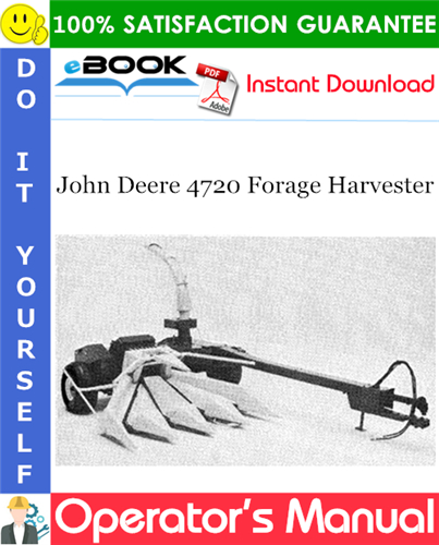 John Deere 4720 Forage Harvester Operator's Manual