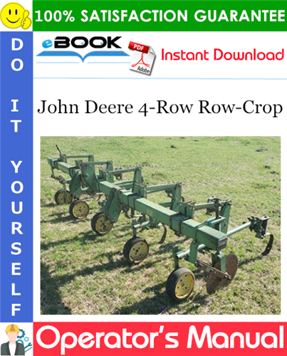 John Deere 4-Row Row-Crop Operator's Manual