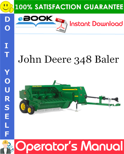 John Deere 348 Baler Operator's Manual