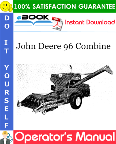 John Deere 96 Combine Operator's Manual