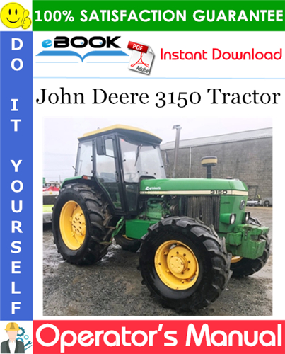 John Deere 3150 Tractor Operator's Manual