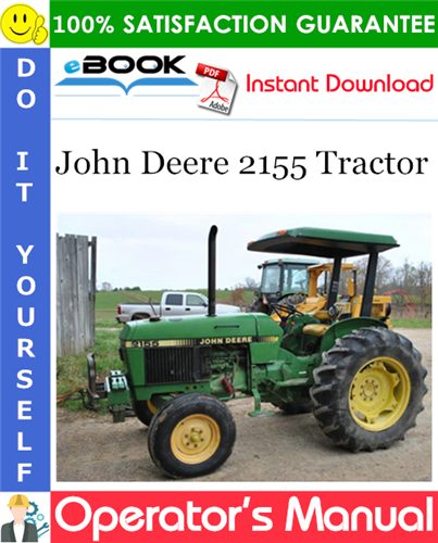 John Deere 2155 Tractor Operator's Manual
