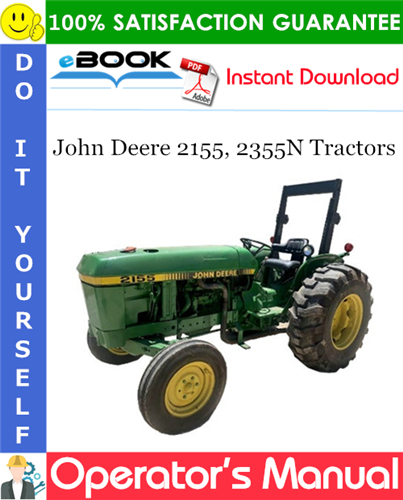 John Deere 2155, 2355N Tractors Operator's Manual