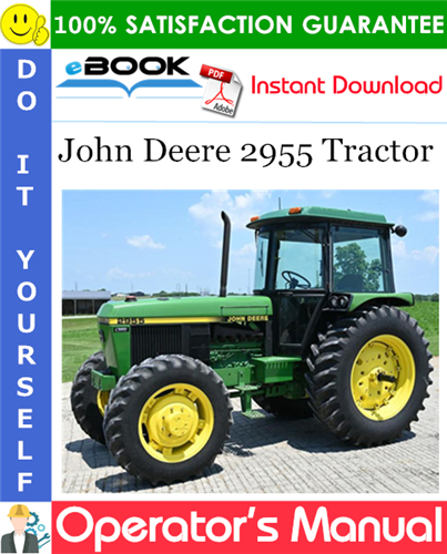 John Deere 2955 Tractor Operator's Manual