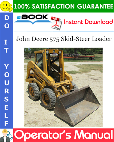 John Deere 575 Skid-Steer Loader Operator's Manual
