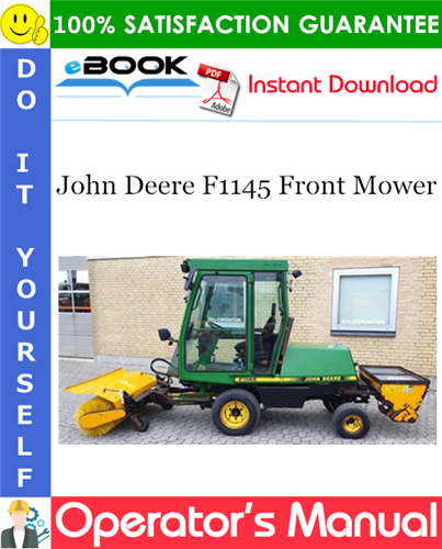 John Deere F1145 Front Mower Operator's Manual
