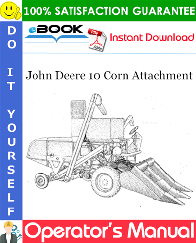 John Deere 10 Corn Attachment Operator's Manual