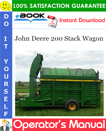 John Deere 200 Stack Wagon Operator's Manual