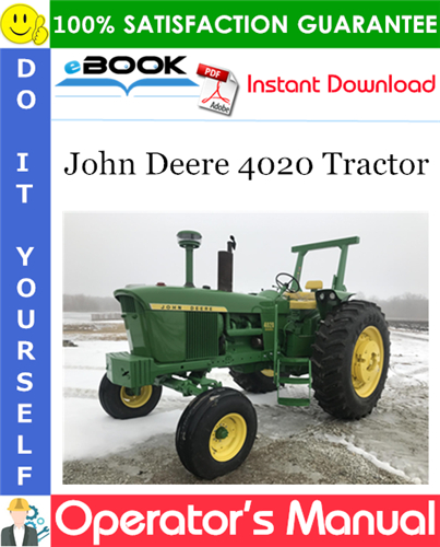John Deere 4020 Tractor Operator's Manual