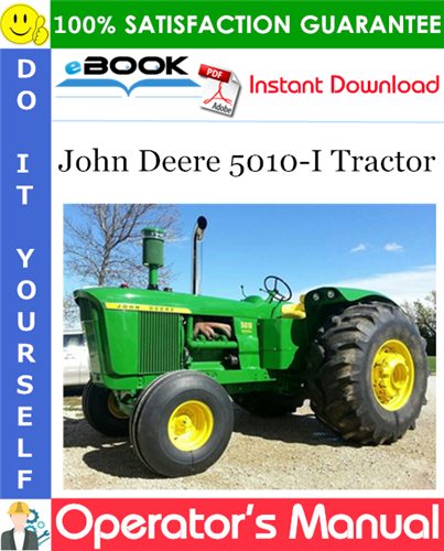 John Deere 5010-I Tractor Operator's Manual