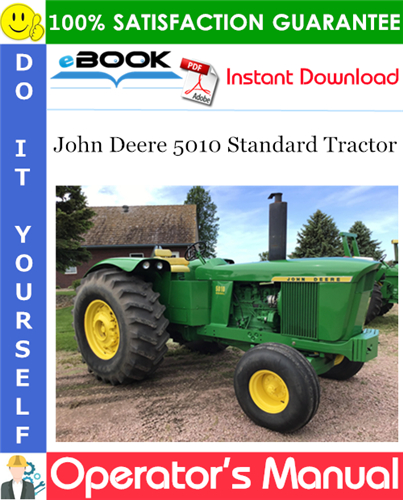 John Deere 5010 Standard Tractor Operator's Manual