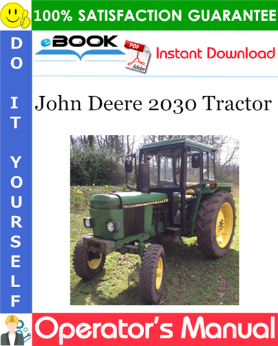 John Deere 2030 Tractor Operator's Manual
