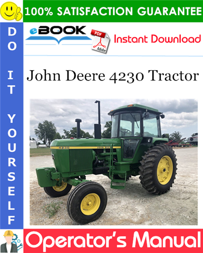John Deere 4230 Tractor Operator's Manual