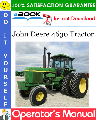 John Deere 4630 Tractor Operator's Manual