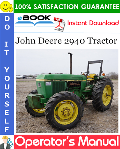 John Deere 2940 Tractor Operator's Manual