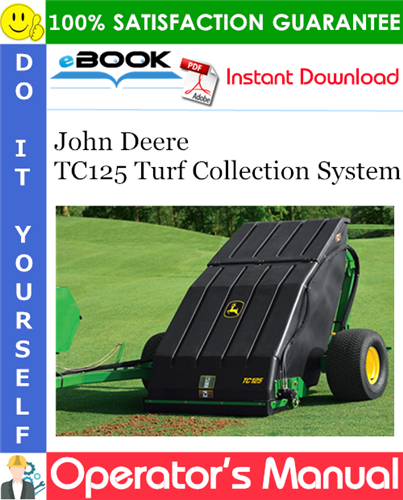 John Deere TC125 Turf Collection System Operator's Manual