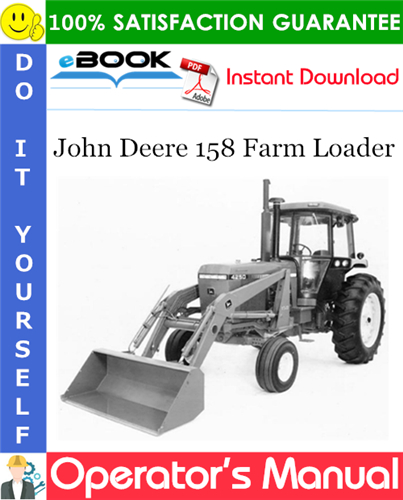 John Deere 158 Farm Loader Operator's Manual