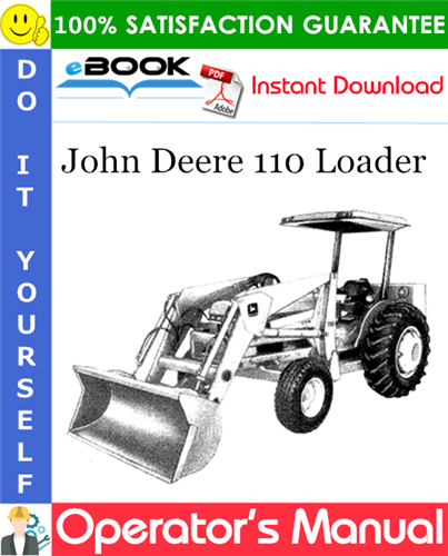John Deere 110 Loader Operator's Manual