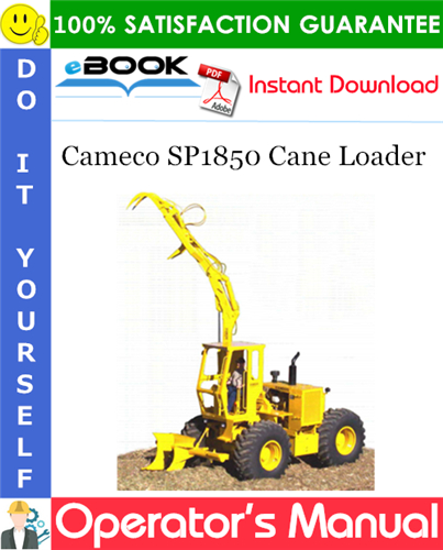 Cameco SP1850 Cane Loader Operator's Manual