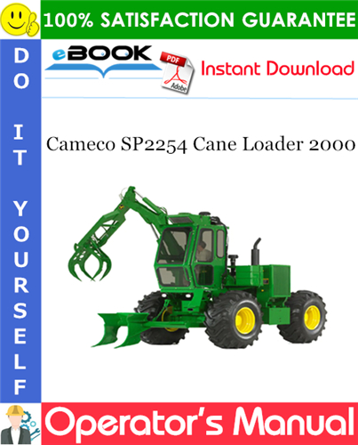 Cameco SP2254 Cane Loader 2000 Operator's Manual