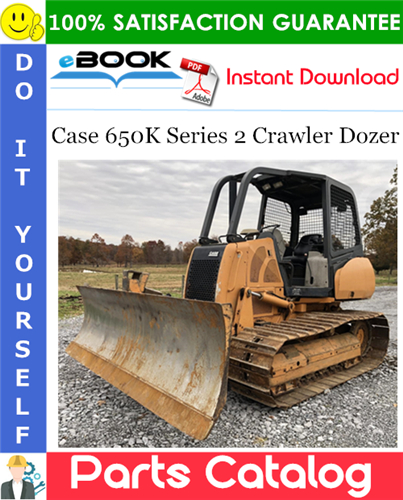 Case 650K Series 2 Crawler Dozer Parts Catalog