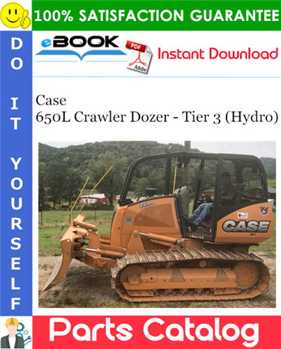 Case 650L Crawler Dozer - Tier 3 (Hydro) Parts Catalog