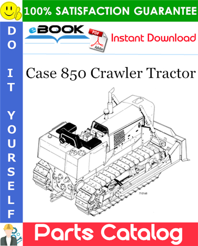 Case 850 Crawler Tractor Parts Catalog