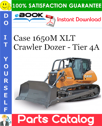 Case 1650M XLT Crawler Dozer - Tier 4A Parts Catalog