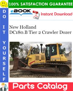 New Holland DC180.B Tier 2 Crawler Dozer Parts Catalog